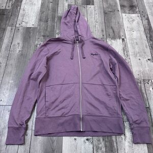 Rapha Mauve ZIP UP Hoodie Sweatshirt Women’s Large Casual